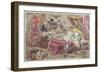 Political Dreamings, Visions of Peace, Prospective Horrors-James Gillray-Framed Giclee Print