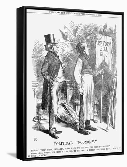 Political Economy, 1866-John Tenniel-Framed Stretched Canvas