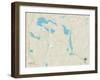 Political Map of Acton, ME-null-Framed Art Print