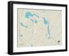 Political Map of Acton, ME-null-Framed Art Print