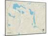 Political Map of Acton, ME-null-Mounted Art Print