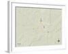 Political Map of Ada, OK-null-Framed Art Print