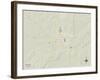 Political Map of Ada, OK-null-Framed Art Print