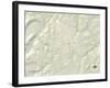 Political Map of Alexandria, KY-null-Framed Art Print