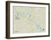 Political Map of Alexandria, LA-null-Framed Art Print