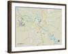 Political Map of Alexandria, LA-null-Framed Art Print