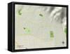 Political Map of Altadena, CA-null-Framed Stretched Canvas