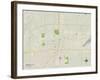 Political Map of Amarillo, TX-null-Framed Art Print