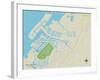 Political Map of Apollo Beach, FL-null-Framed Art Print