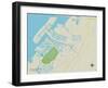 Political Map of Apollo Beach, FL-null-Framed Art Print