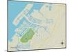 Political Map of Apollo Beach, FL-null-Mounted Art Print