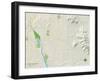 Political Map of Apple Valley, CA-null-Framed Art Print