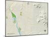 Political Map of Apple Valley, CA-null-Mounted Art Print