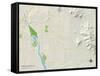 Political Map of Apple Valley, CA-null-Framed Stretched Canvas