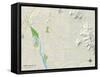 Political Map of Apple Valley, CA-null-Framed Stretched Canvas