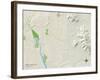 Political Map of Apple Valley, CA-null-Framed Art Print