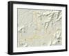 Political Map of Asheville, NC-null-Framed Art Print