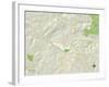 Political Map of Athens, OH-null-Framed Art Print