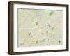 Political Map of Auburn, AL-null-Framed Art Print