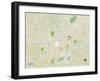 Political Map of Auburn, AL-null-Framed Art Print