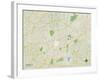 Political Map of Auburn, AL-null-Framed Art Print