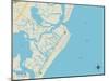 Political Map of Avalon, NJ-null-Mounted Art Print