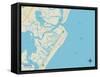 Political Map of Avalon, NJ-null-Framed Stretched Canvas