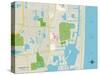 Political Map of Aventura, FL-null-Stretched Canvas