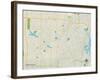 Political Map of Barberton, OH-null-Framed Art Print