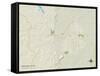 Political Map of Bartlesville, OK-null-Framed Stretched Canvas