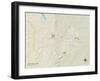 Political Map of Bartlesville, OK-null-Framed Art Print