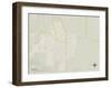 Political Map of Basin, WY-null-Framed Art Print