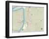 Political Map of Baton Rouge, LA-null-Framed Art Print