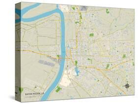 Political Map of Baton Rouge, LA-null-Stretched Canvas