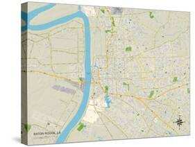 Political Map of Baton Rouge, LA-null-Stretched Canvas