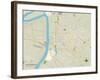 Political Map of Baton Rouge, LA-null-Framed Art Print