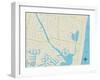 Political Map of Bay Head, NJ-null-Framed Art Print