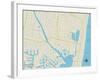 Political Map of Bay Head, NJ-null-Framed Art Print