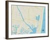 Political Map of Bay Head, NJ-null-Framed Art Print