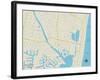 Political Map of Bay Head, NJ-null-Framed Art Print