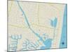 Political Map of Bay Head, NJ-null-Mounted Art Print