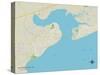 Political Map of Bay Saint Louis, MS-null-Stretched Canvas