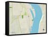 Political Map of Bayport, MN-null-Framed Stretched Canvas