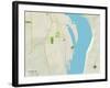 Political Map of Bayport, MN-null-Framed Art Print