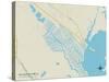 Political Map of Beach Haven West, NJ-null-Stretched Canvas