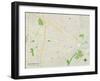 Political Map of Beavercreek, OH-null-Framed Art Print