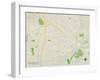 Political Map of Beavercreek, OH-null-Framed Art Print