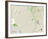 Political Map of Bedford, NH-null-Framed Art Print