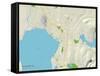 Political Map of Bellingham, WA-null-Framed Stretched Canvas