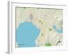 Political Map of Bellingham, WA-null-Framed Art Print